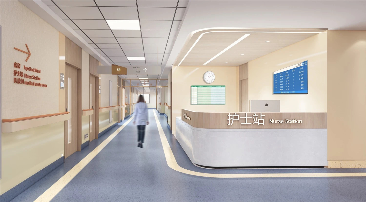 【医院案例】妇产医院这样设计，简而不失其华！(图13)