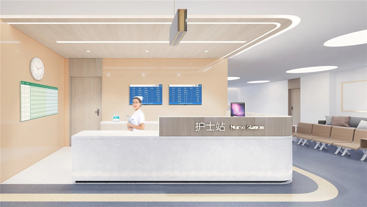 【医院案例】妇产医院这样设计，简而不失其华！(图14)